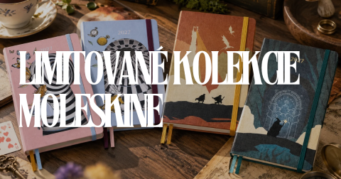 Limitované kolekcie Moleskine: Alica v krajine zázrakov a Pán prsteňov