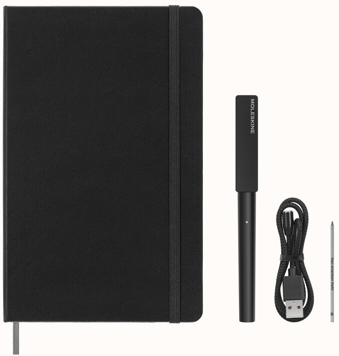 Smart Writing Set - Smart Pen 3 + Paper Tablet linajkový čierny L