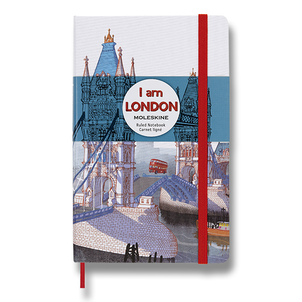 Zápisník I am London - L | Linajkový | Tvrdá väzba