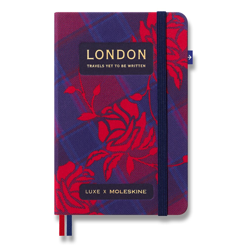 Zápisník Molesline LUXE London - S | Čistý/linajkový