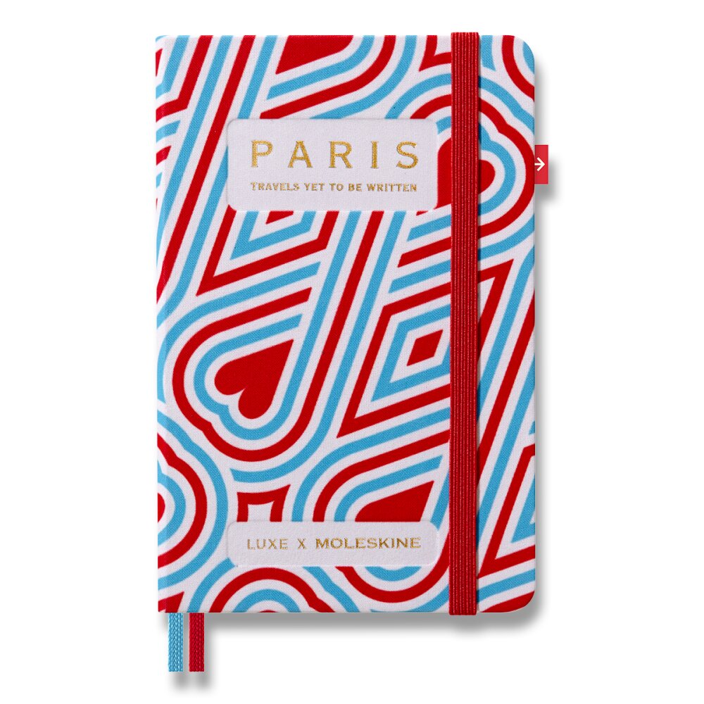 Zápisník Molesline LUXE Paris - S | Čistý/linajkový
